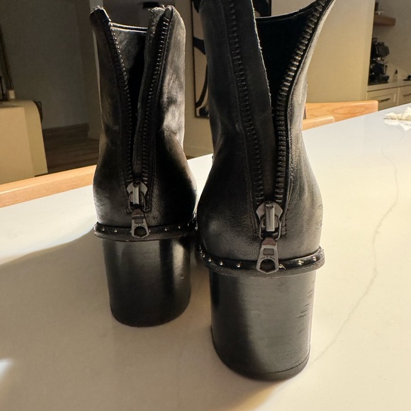 Rag and Bone Leather Boots - Size 38.5 - Picture 4 of 5
